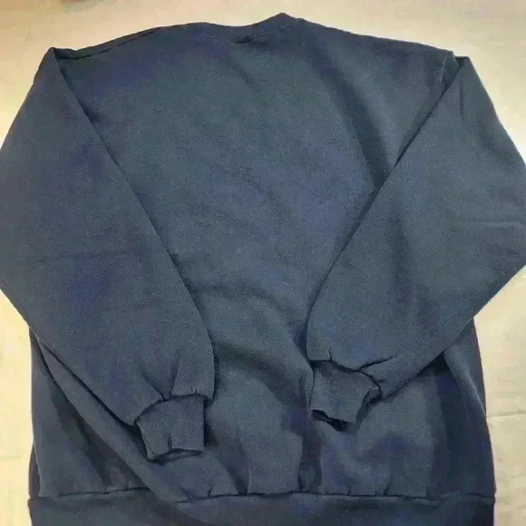 Vtg Jerzees Sweatshirt Womens XL Autumn Scarecrow Pumpkins Grandmacore 90s USA - Picture 4 of 12